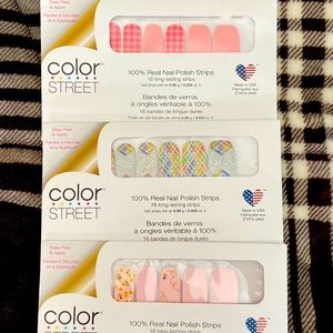 Color Street Nail Strips - set of 3